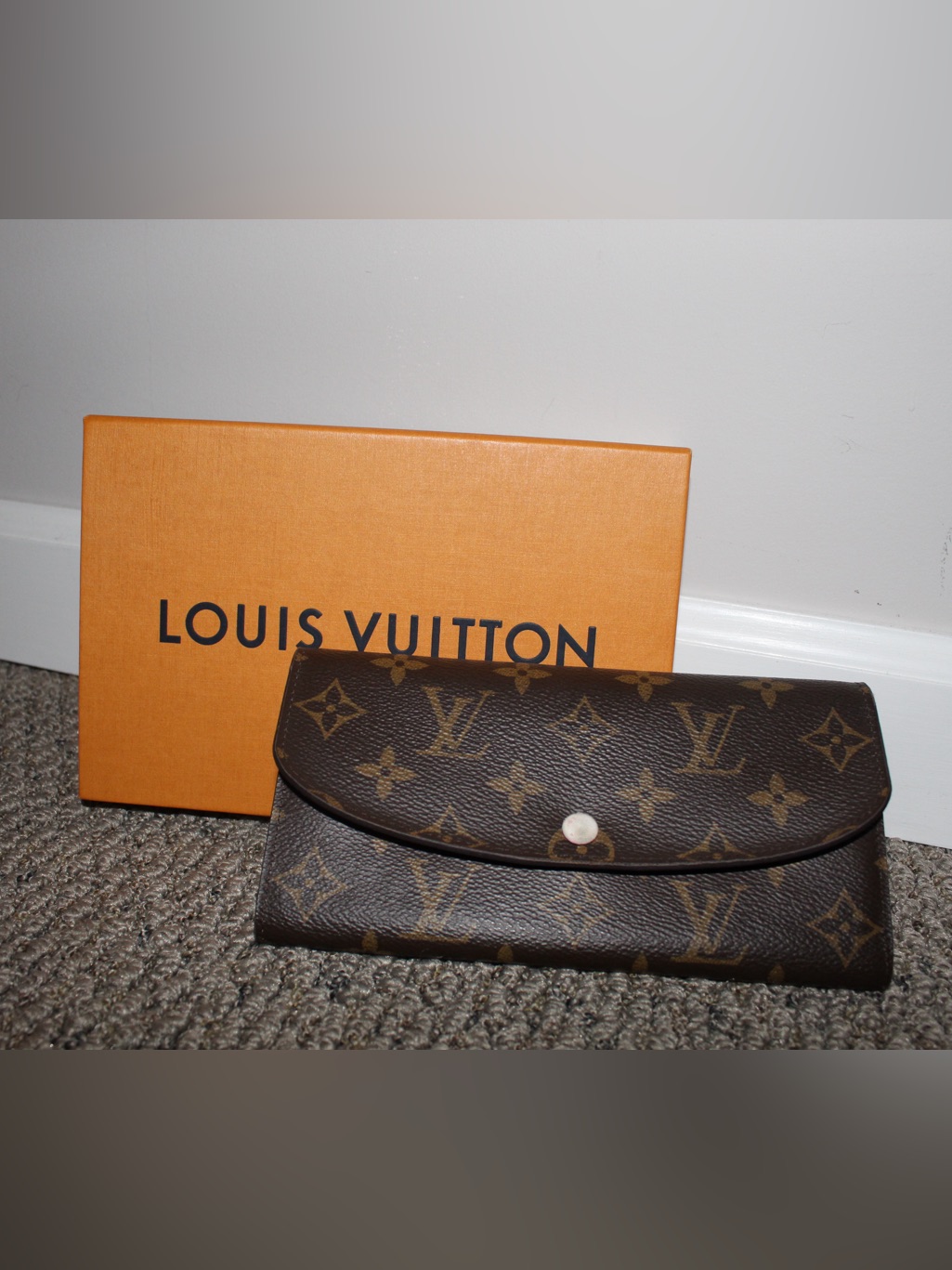 Louis Vuitton Monogram Long Wallet Brown Canvas